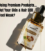 Moroccan argan oil bottle for skin and hair strength with premium skincare positioning in India
