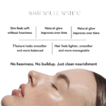 Apricot oil benefits showing soft skin natural glow smoother texture and manageable hair