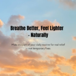 Natural eucalyptus oil for better breathing relief from congestion and feeling lighter without temporary solutions