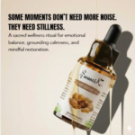 Premium Swastik Frankincense Essential Oil bottle styled in luxury wellness aesthetics for grounding aromatherapy, mindful self-care, and restorative skincare rituals.