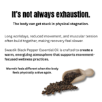 Explore how Black Pepper Essential Oil helps create warming and energizing wellness practices for movement and recovery.