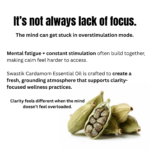 Explore how Cardamom Essential Oil helps create grounding and clarity-focused environments for mentally heavy days.