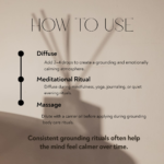 Cedarwood essential oil usage guide featuring meditation rituals, diffuser wellness practices, grounding massage routines, and calming evening self-care experiences.
