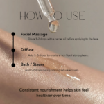 Jasmine Sambac essential oil usage guide featuring facial massage, evening skincare rituals, bath steam use, and diffuser wellness for radiant-looking skin.