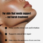 Lavender essential oil benefits for soothing minor cuts, supporting skin repair, and reducing appearance of scars