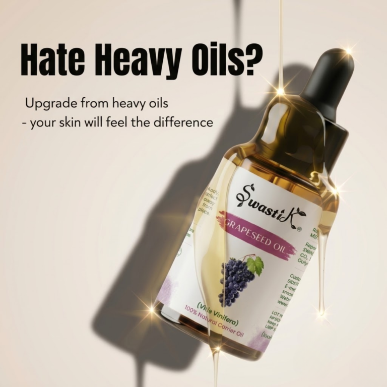 lightweight grapeseed oil for skin and hair in India non greasy oil for daily use without heaviness