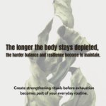 Luxury botanical wellness creative featuring sage essential oil messaging focused on resilience, restorative aromatherapy, freshness, and clarity-centered self-care rituals.