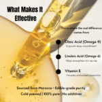 argan oil rich in vitamin e oleic acid linoleic acid sourced from morocco cold pressed pure oil