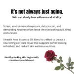 Rose essential oil skincare benefits creative highlighting nourishing rituals, facial massage, radiant-looking skin support, and calming floral wellness.