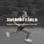 fit woman running representing early action for cellulite prevention and improved skin firmness through circulation support