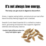 Swastik Cumin Seed Essential Oil is crafted to support digestive comfort, grounding wellness routines, and physically balanced everyday living.