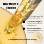 moringa oil rich in oleic acid omega 9 and antioxidants for deep skin nourishment and scalp health